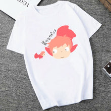 Load image into Gallery viewer, Totoro Spirit Away t shirt Ghibli Studio femme Japanese cartoon Anime women tshirt t-shirt Miyazaki Hayao clothes female kawaii
