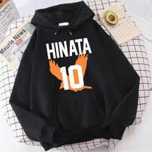 Load image into Gallery viewer, Haikyuu Japan Anime Kageyama Hoodie Male Hip Hop Karasuno High School Sweatshirt 2021 Funny Streetwear Unisex Fleece Hooded Men
