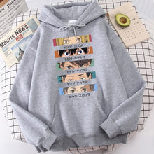 Load image into Gallery viewer, Haikyuu Japan Anime Kageyama Hoodie Male Hip Hop Karasuno High School Sweatshirt 2021 Funny Streetwear Unisex Fleece Hooded Men
